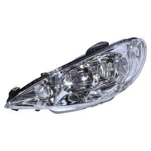 Optico Foco Peugeot 206 02/04 Izquierdo Electrico Doble Parabola