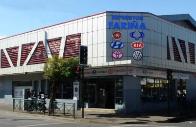 Vista frontal de Local de Cruz en la ciudad de Temuco